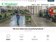 Tablet Screenshot of dheber.com